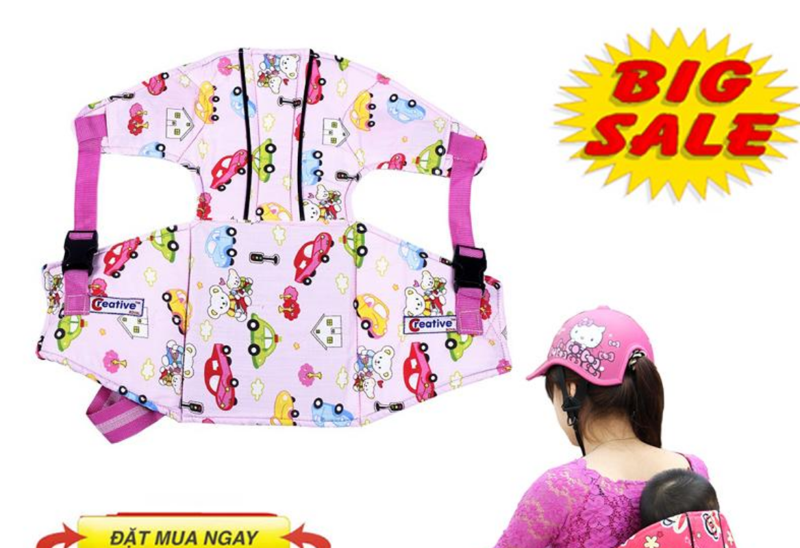 Đai Đỡ Cổ Đi Xe Máy Cho Bé ( Hàng Loại Tốt)