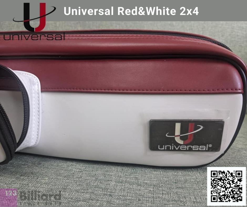 Bao đựng cơ Universal Red&White 2 gốc 4 ngọn [SIÊU THỊ BIDA - PHỤ KIỆN BIDA]