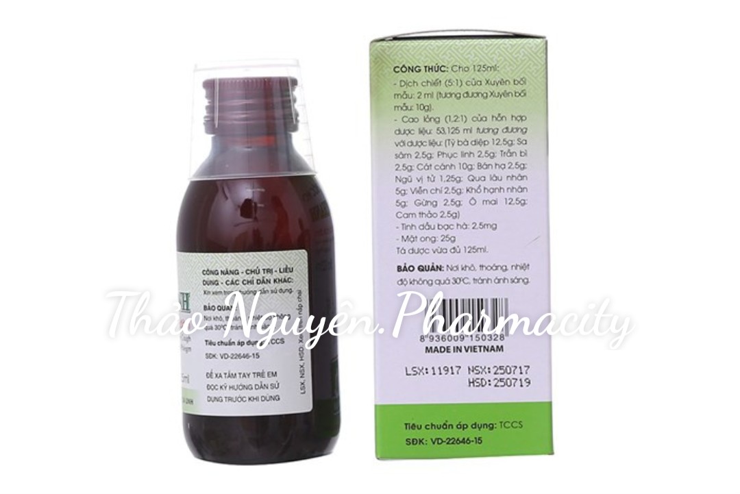 SIRO HO BẢO THANH chai 90ml