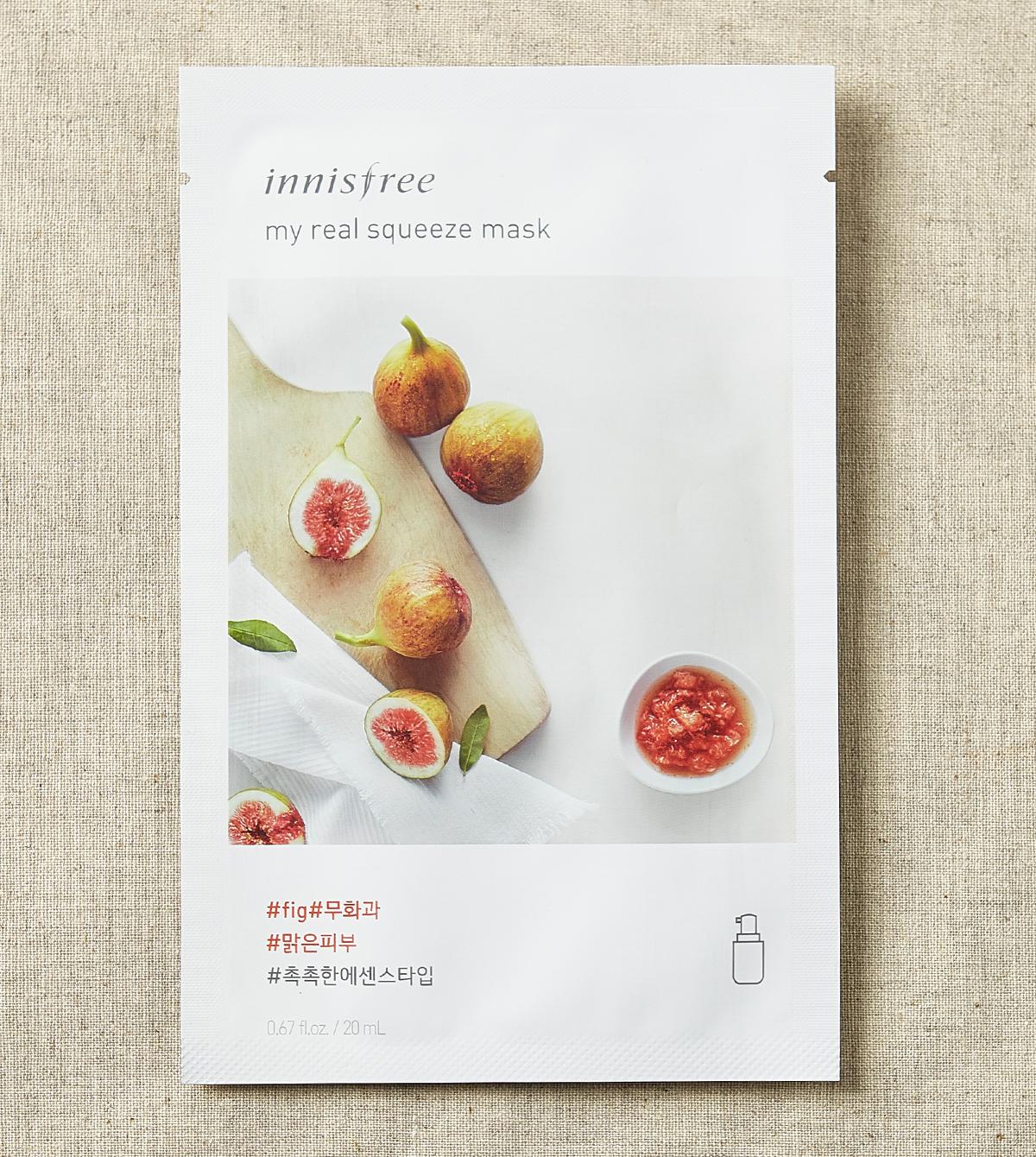 Bộ mặt nạ giấy Innisfree My Real Squeeze Mask 5 miếng