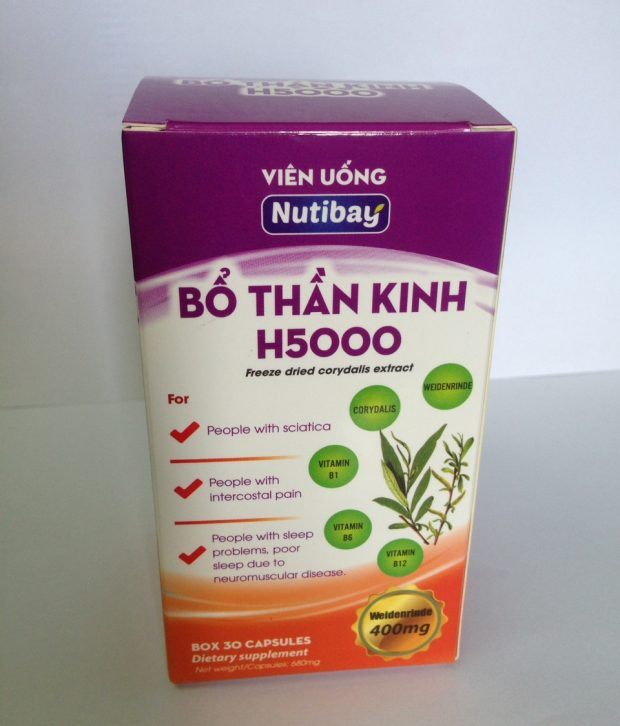 VIÊN UỐNG BỔ THẦN KINH H5000