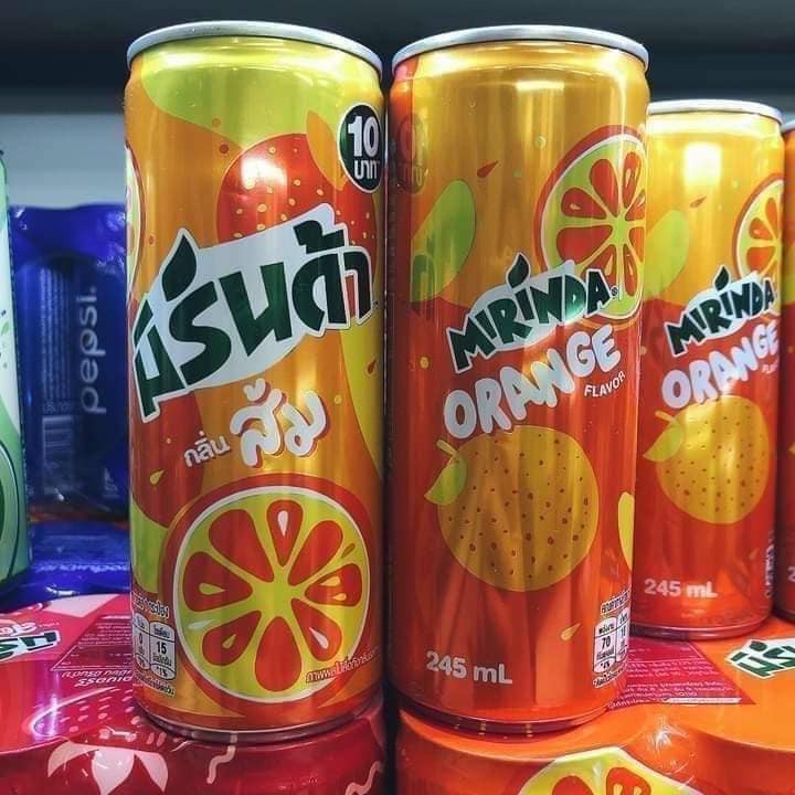 THÙNG 24 LON NƯỚC NGỌT MIRINDA THÁI SIÊU NGON