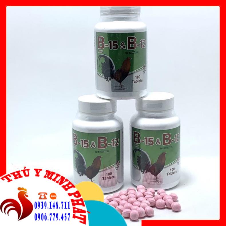 B15 & B12 50 VIÊN viên - Thuố.c gà đá