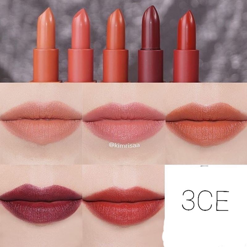 Set son mini 3CE Mood Recipe Lip Color Minikit
