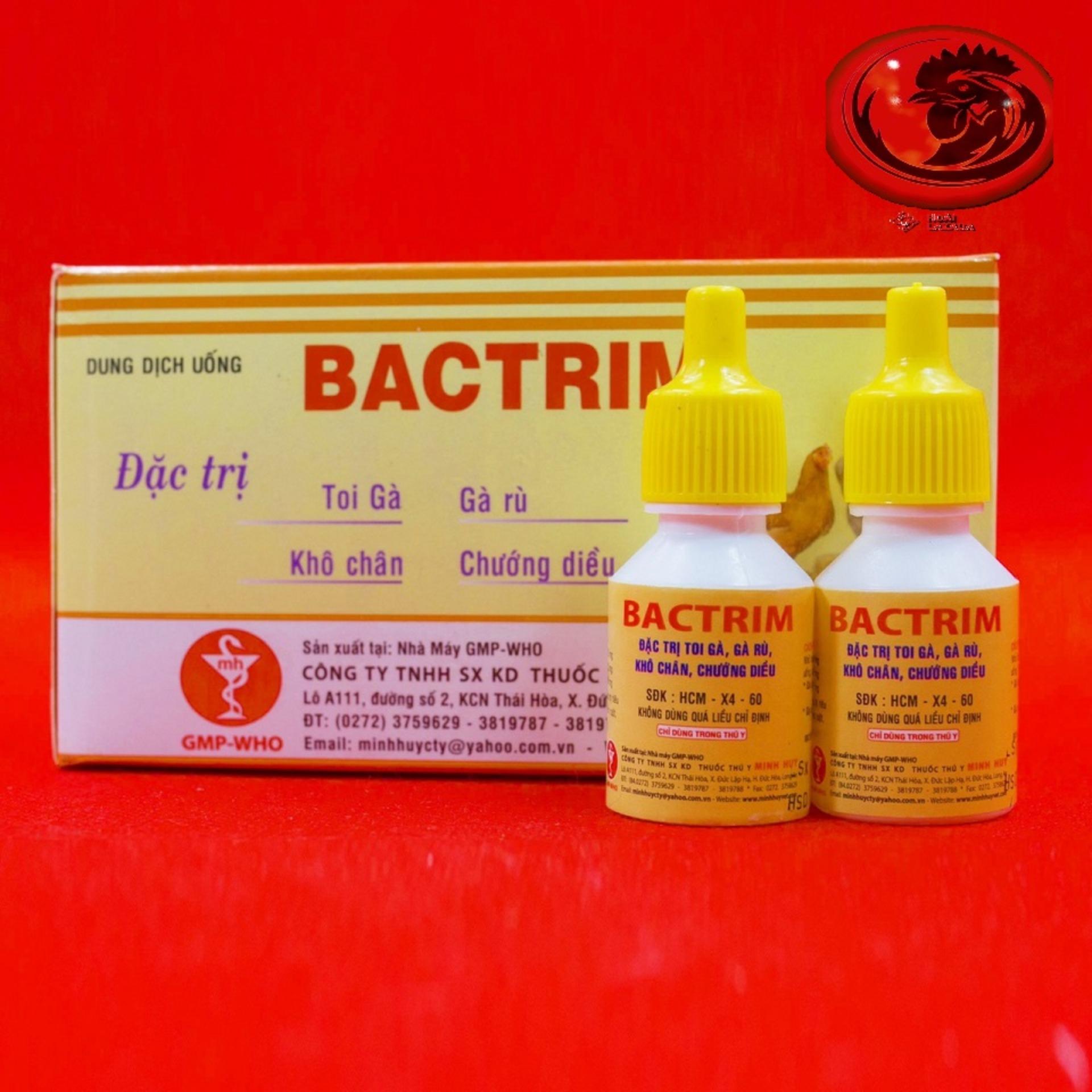 Bactrim gà rù, gà toi 1 hộp 10 lọ