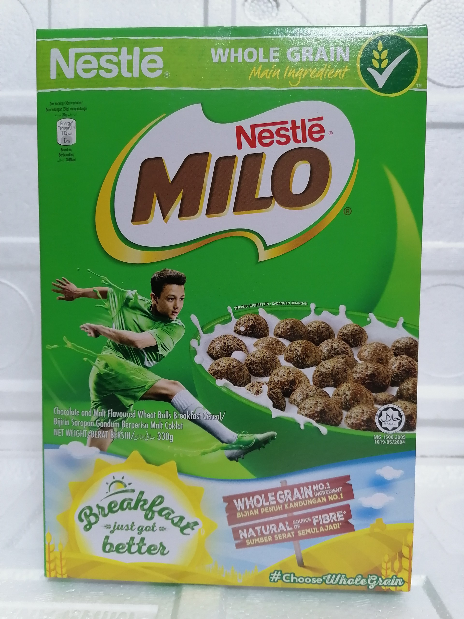 Ngũ cốc ăn sáng NESTLE MILO Breakfast Cereal 330g (halal)