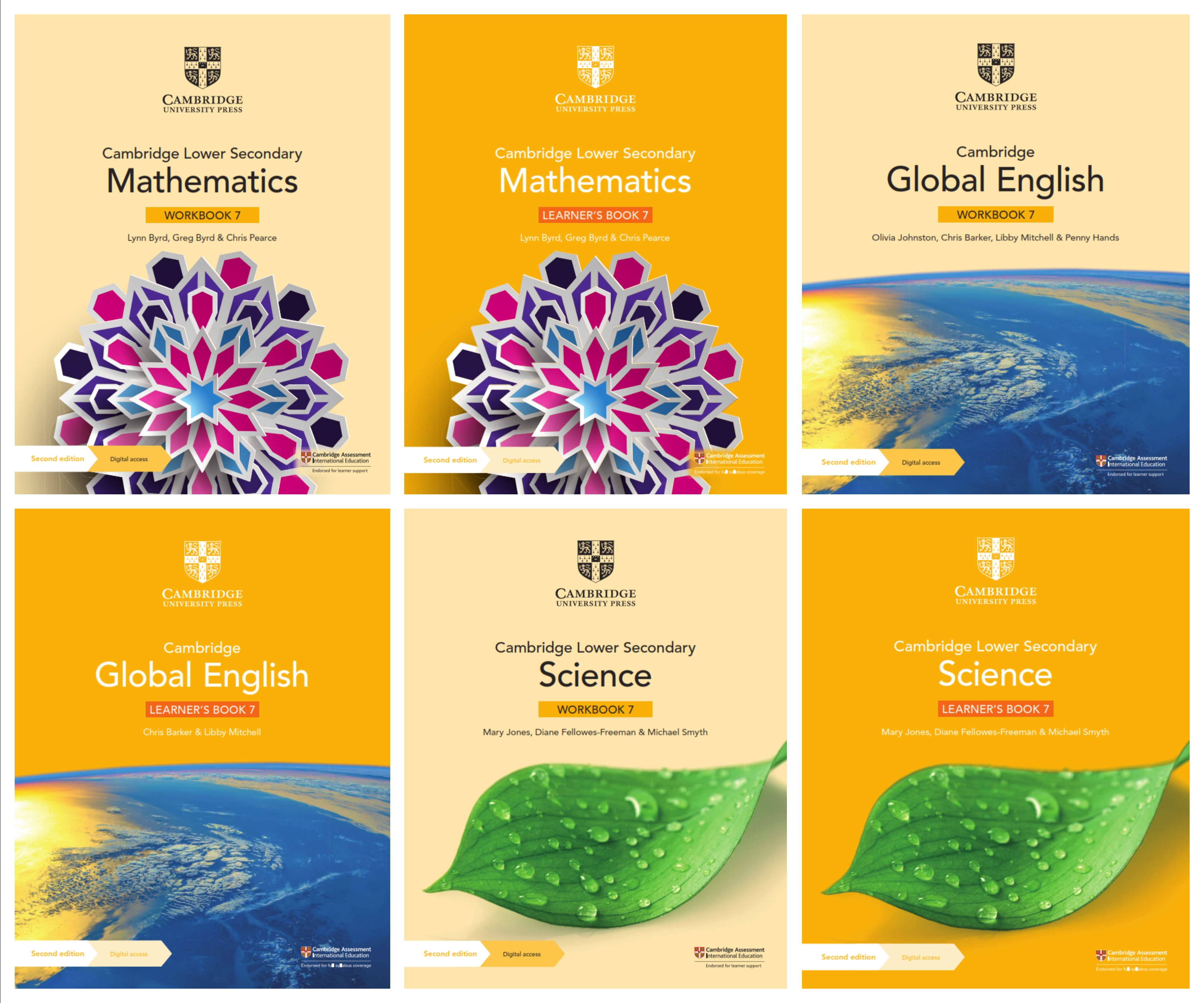 Cambridge Global English, Primary science, Primary mathematics second edition stage 7