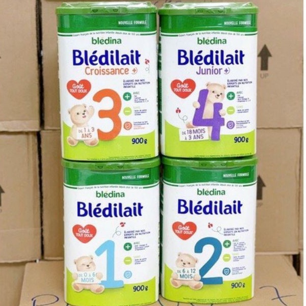 [SALE SOCK] Sữa bột Bledilait Pháp số 1,2,3,4 hộp 900g