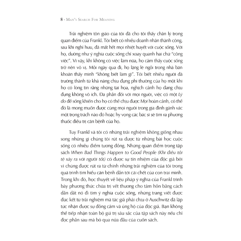 Sách - Đi Tìm Lẽ Sống (Tái Bản) - First News