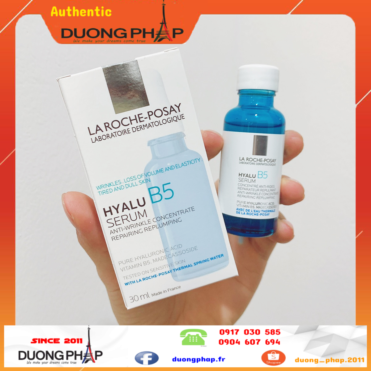 Serum dưỡng da phục hồi Lrp Hyalu B5 30ml