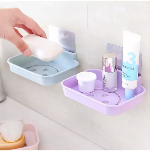 [HCM]Khay Để Xà Bông Hình Mặt Cười Độc Đáo - Khay Đựng Xà Phòng Gắn Tường Không Cần Khoan Tiện Dụng
