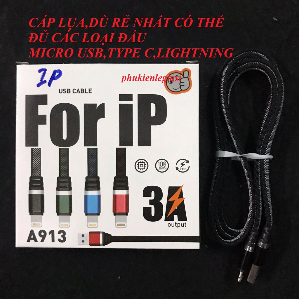 Rẻ có thể cáp sạc dây dù pzx a9 micro usb