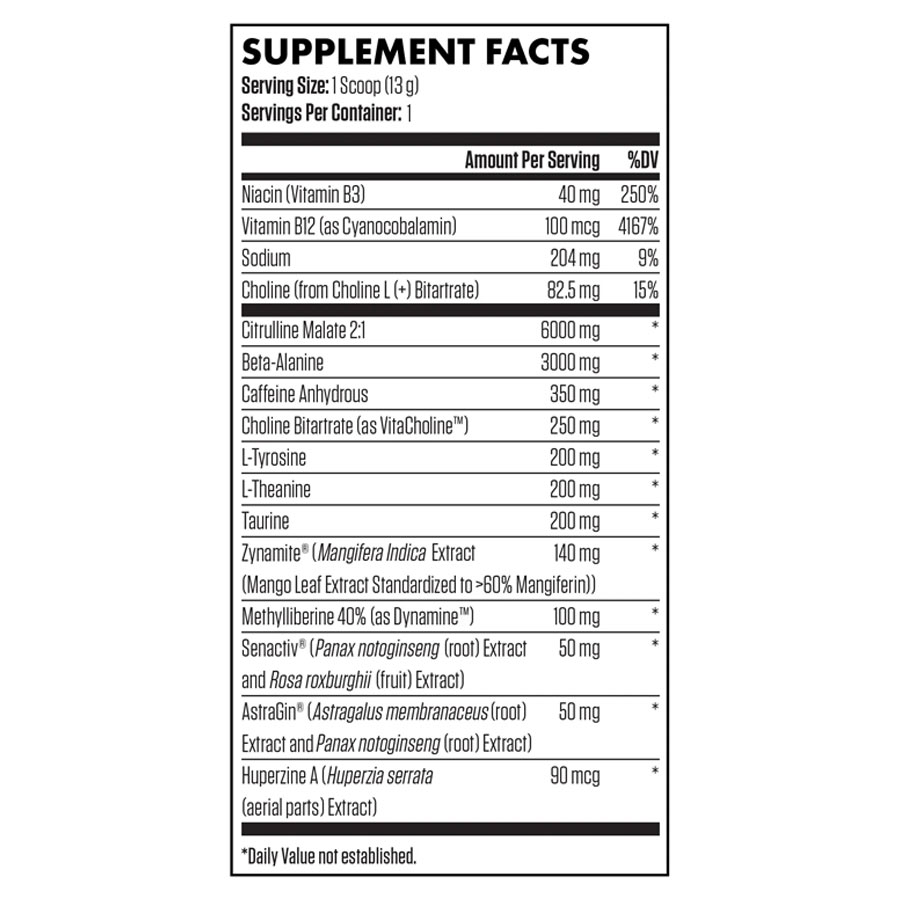 Combo Sample Applied Nutrition ABE Pre Workout 5 Gói Dùng Thử - 1Ser