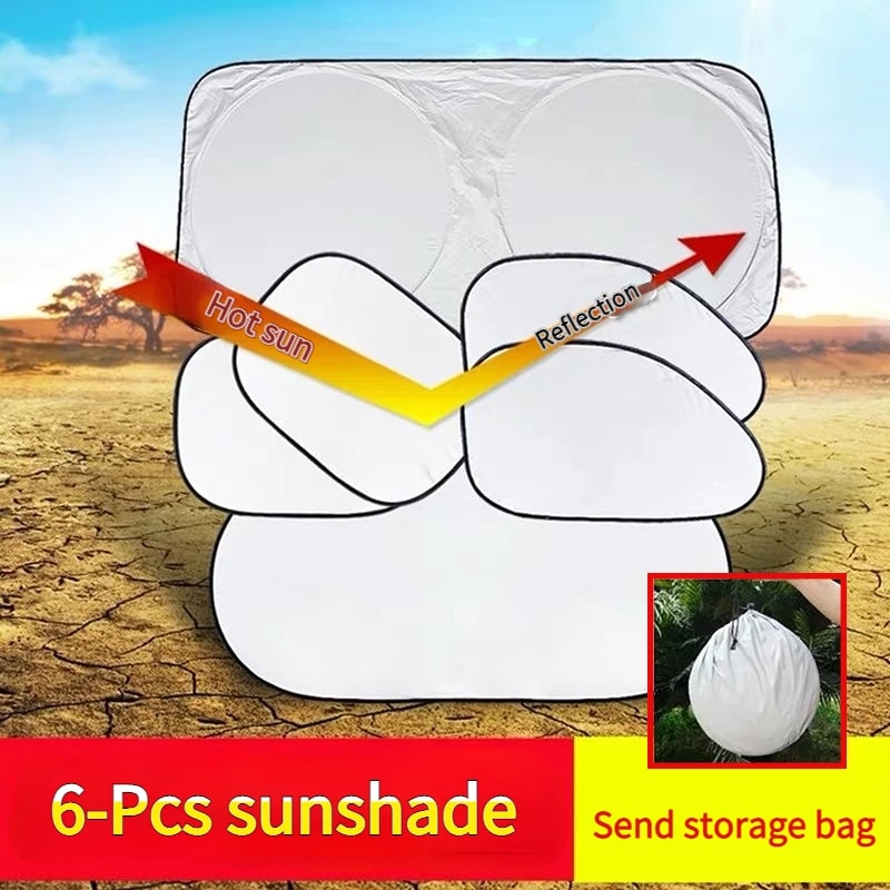 Bộ chắn nắng ô tô 6 miếng