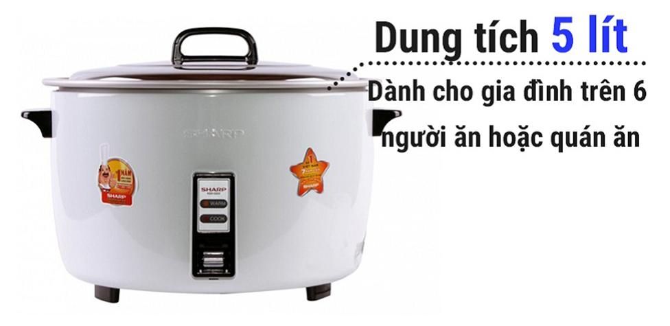 NỒI CƠM ĐIỆN SHARP KSH-555V (5L)