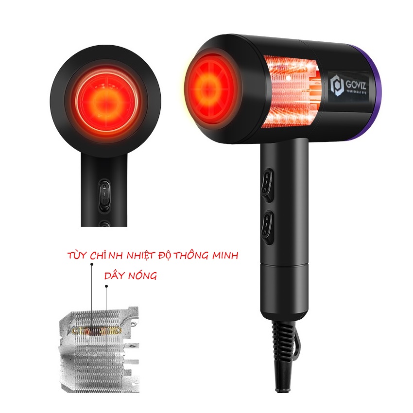 Máy Sấy Tóc Tạo Kiểu Công Suất Lớn 2200W - KINGCAM