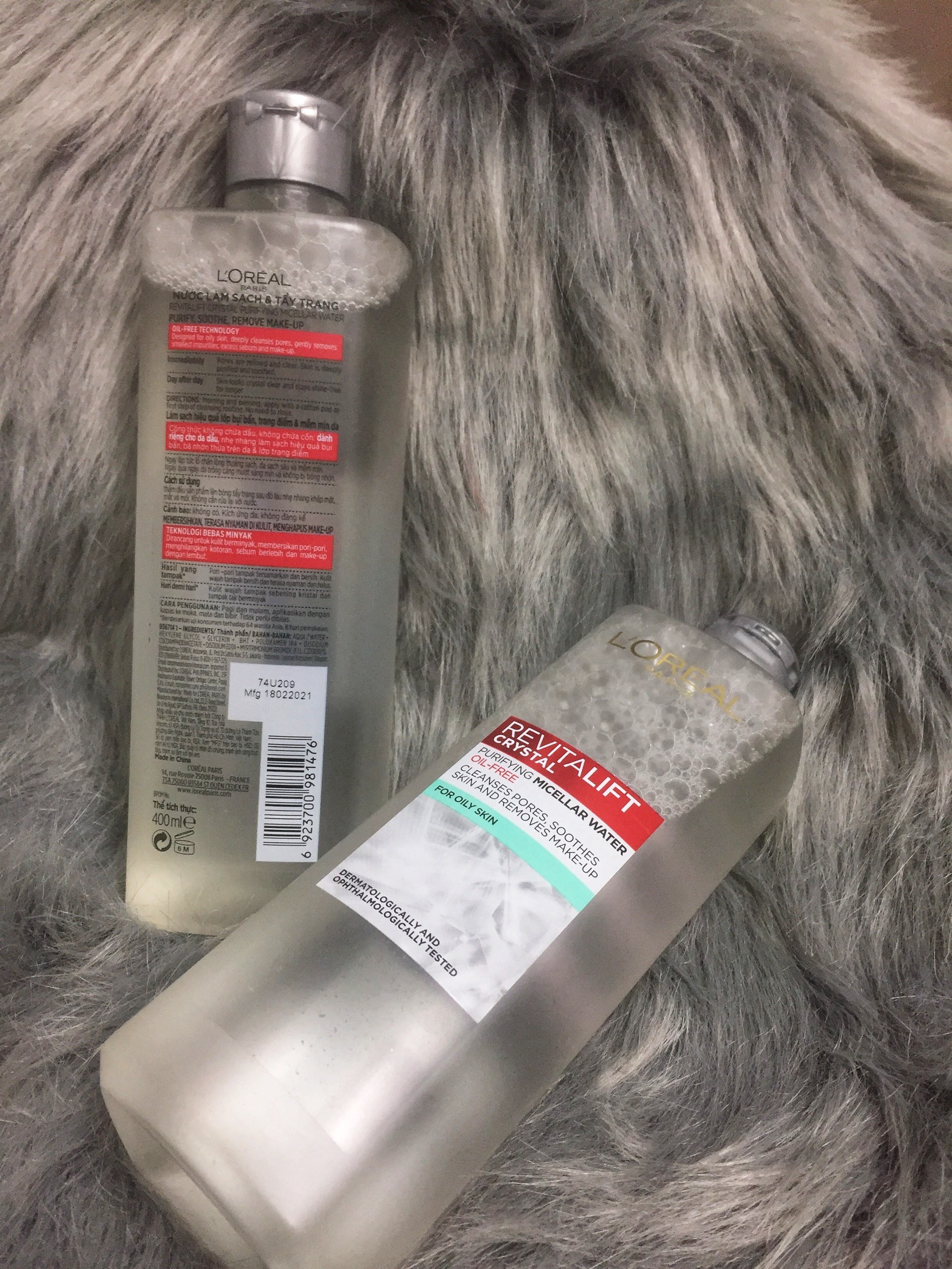 Nước Tẩy Trang Loreal Paris dành cho da dầu 400ml