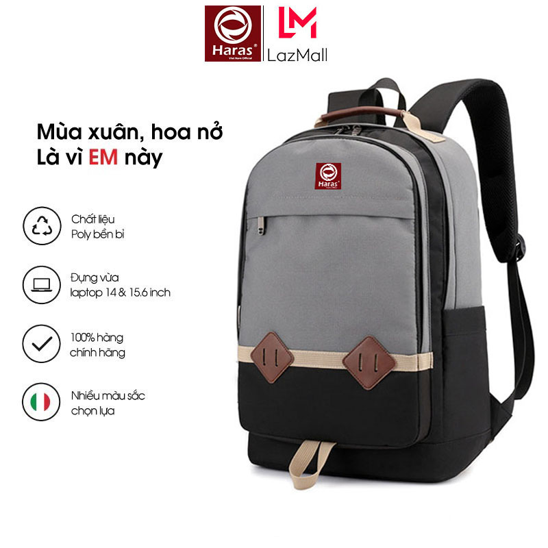 Ba lô unisex thời trang haras hr233