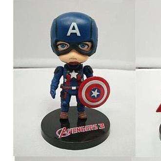 Mô Hình Nhân Vật Avenger Siêu Anh Hùng Chibi( Cả 6 Em )