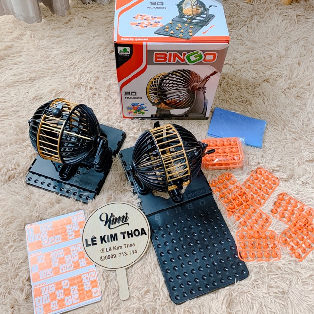 [HCM]BỘ TRÒ CHƠI LOTO BINGO 90 SỐ ( LỚN)