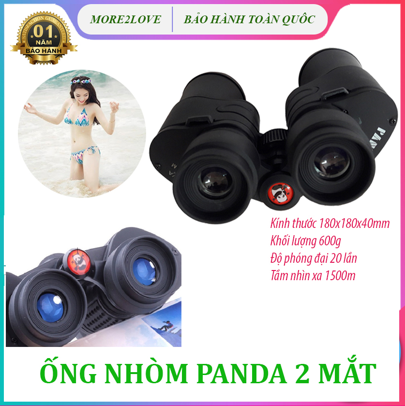 Nên mua ống nhòm PANDA 2 MẮT - Ống Nhòm GALILEO? 2 Mắt Siêu Nét, binoculars for adults - Phóng Đại 20 Lần, Xa 1,5 Km, Công Nghệ Lấy Nét Tập Trung - Ống Nhòm Nhìn Xa - Bảo Hành 12 Tháng