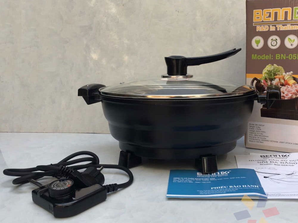 Nồi lẩu điện thân đúc Bennix -BN-05EGP