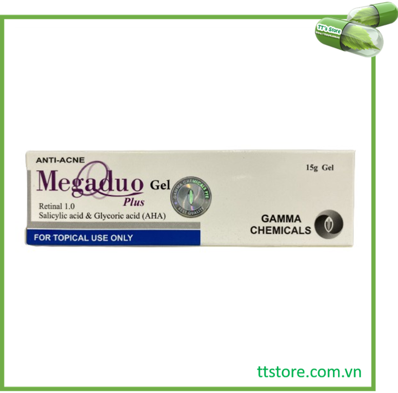 Megaduo Gel / Plus (Tuýp 15g) - Mụn trứng cá, mụn ẩn, thâm mụn [Mega duo, Megadou]