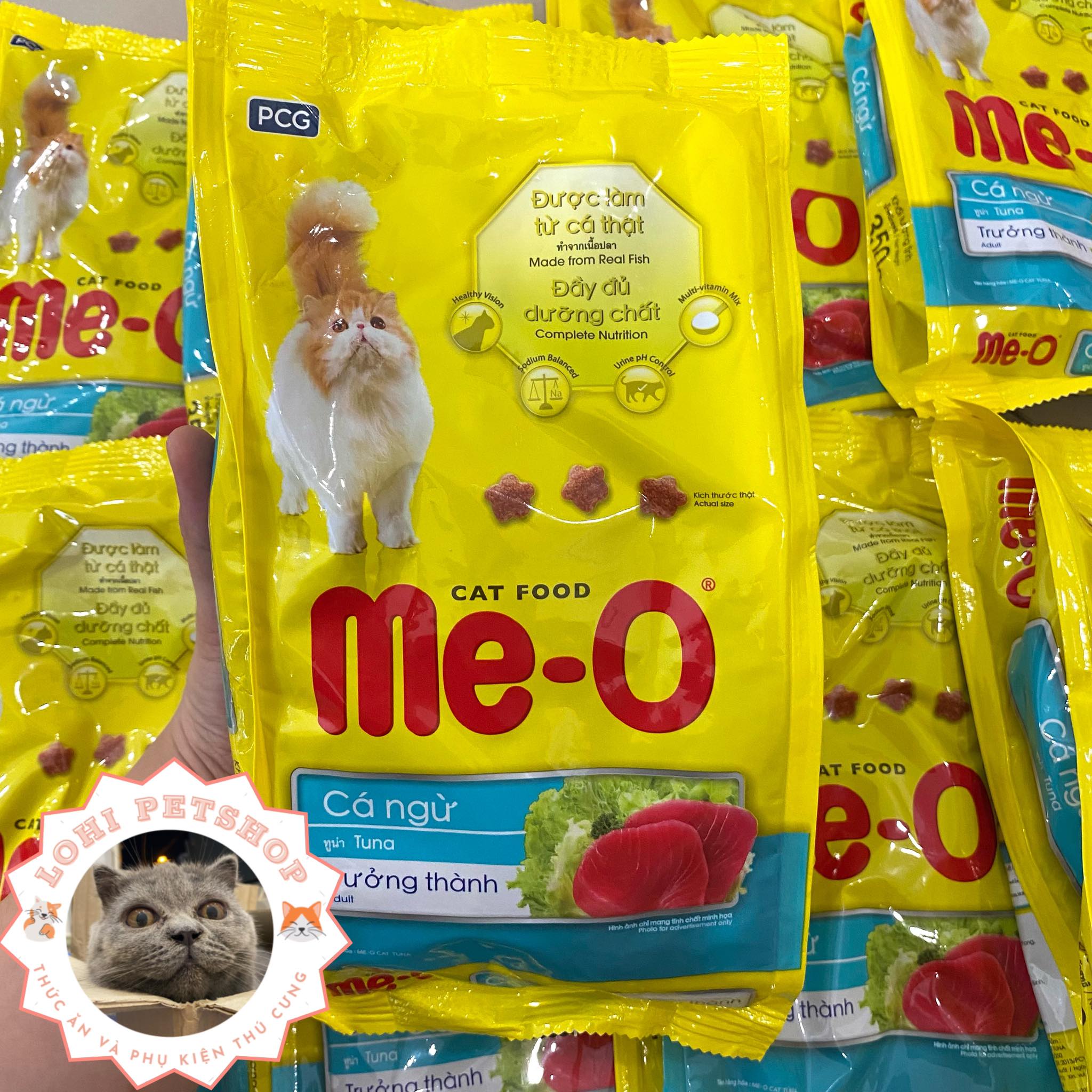 [me-o 350gr] Thức ăn hạt me o cho mèo gói 35gr