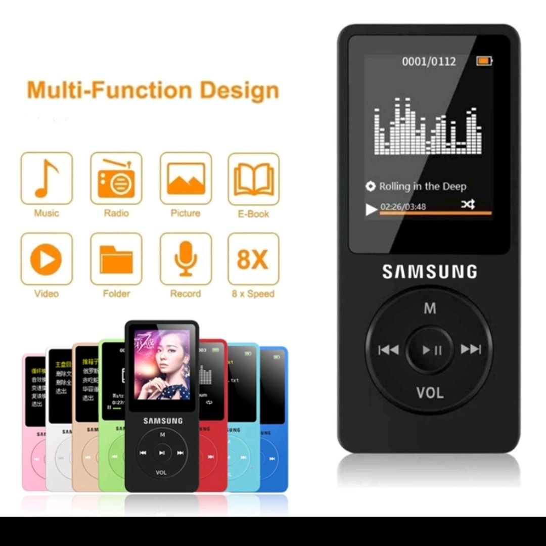 Máy nghe nhạc mp3 mp4 samsung walkman màn hình lcd hỗ trợ thẻ nhớ