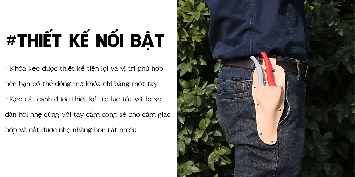 Kéo cắt tỉa cành cây Chikamasa PS-7G