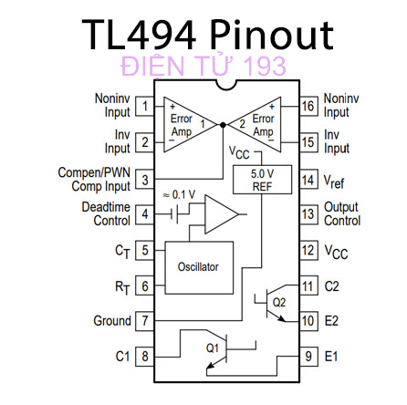 IC Chức Năng TL494 DIP 16