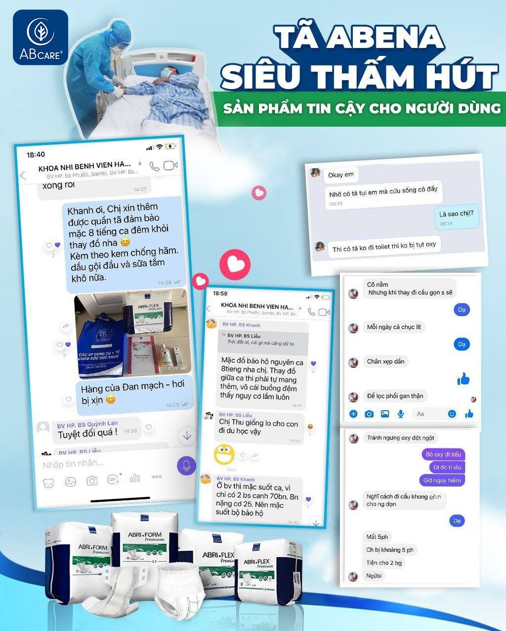 Tã quần người lớn Abena Pant - Nhập khẩu Đan Mạch (Gói 14 miếng)
