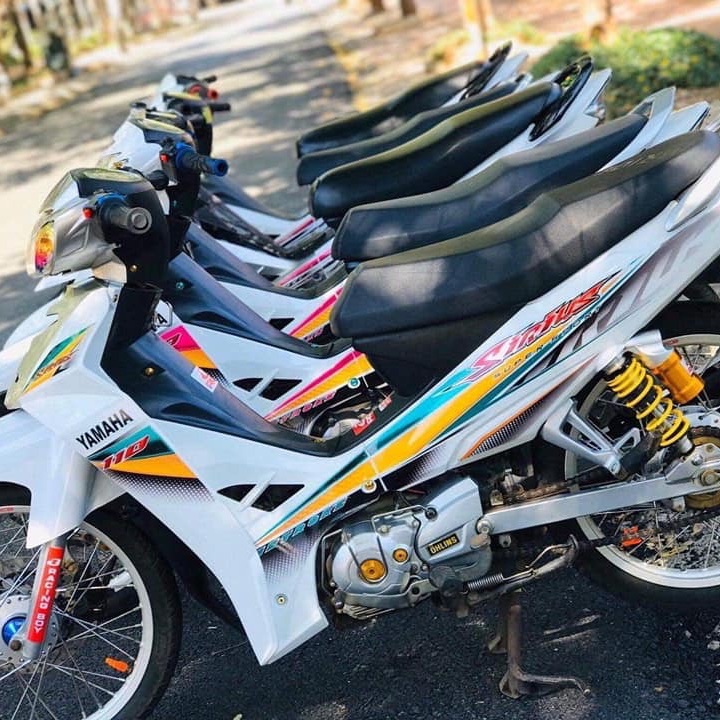 Tem rời Sirius dán xe trắng