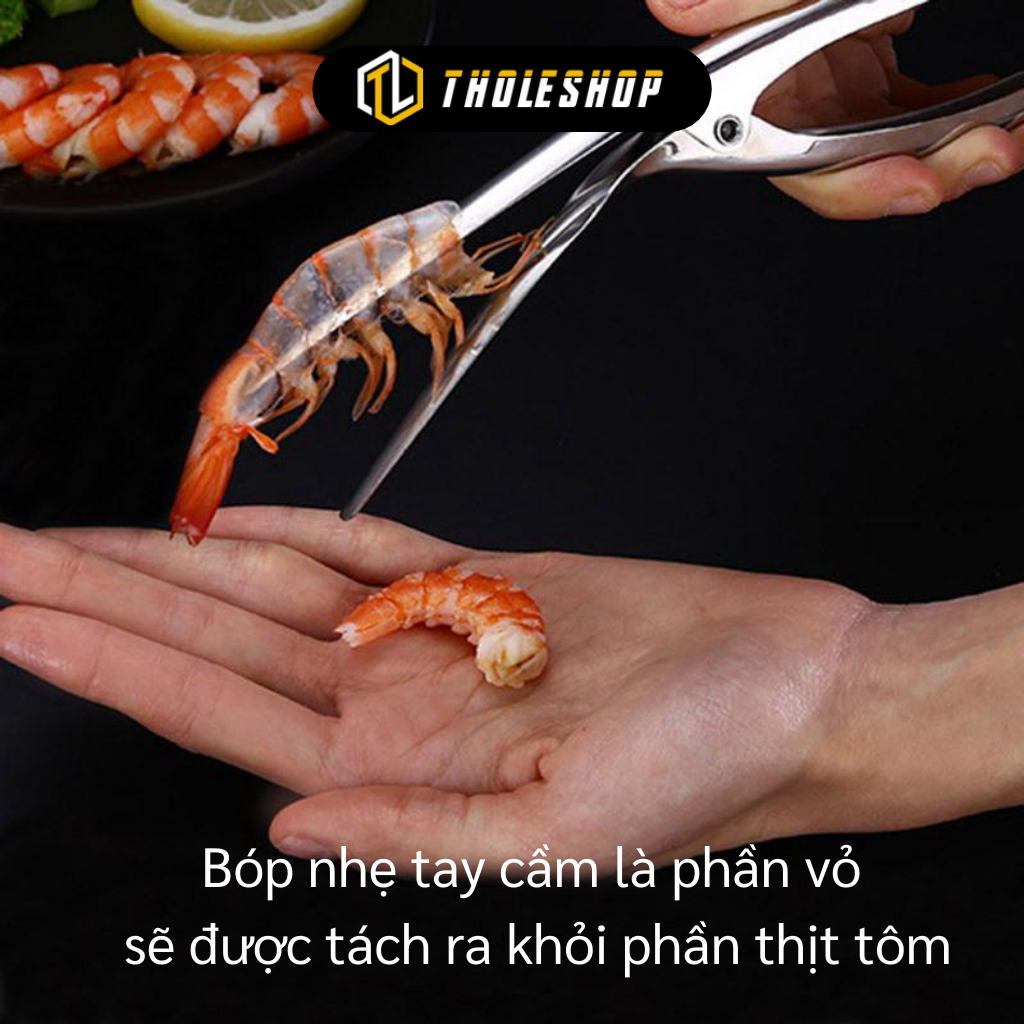 Dụng cụ tách vỏ tôm - Kẹp lột vỏ hải sản - Dụng cụ lọt vỏ tôm siêu nhanh - Dụng cụ rút chỉ tôm