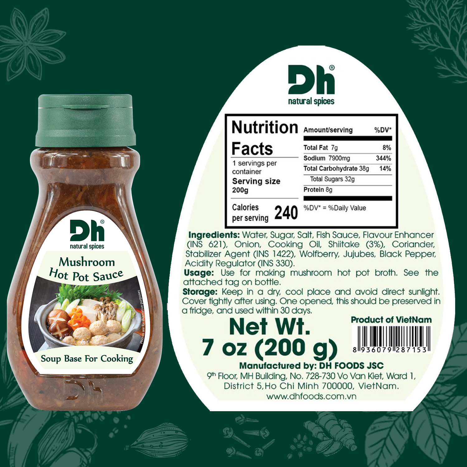Sốt Lẩu Nấm 200gr Dh Foods