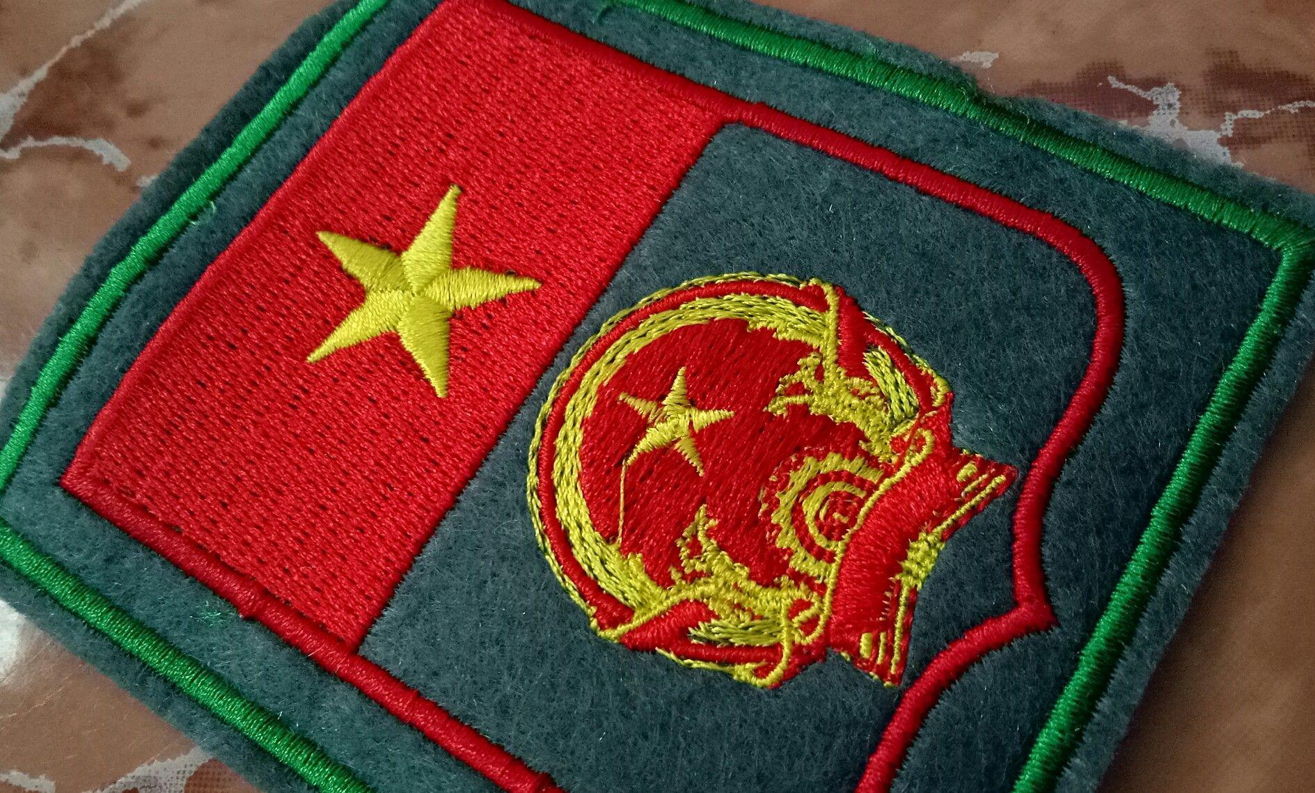 Patch vải nhám dính soviet Cờ việt nam cờ quốc huy
