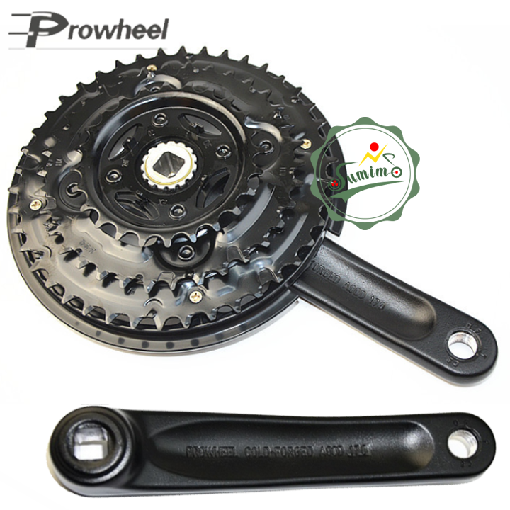 Giò dĩa PROWHEEL 24/34/42T-170mm cốt vuông