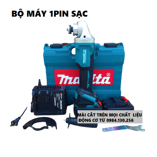 Máy mài pin makita 118V động cơ không chổi than- máy mài, máy cắt trên mọi chất liệu- pin 10cell loại 1