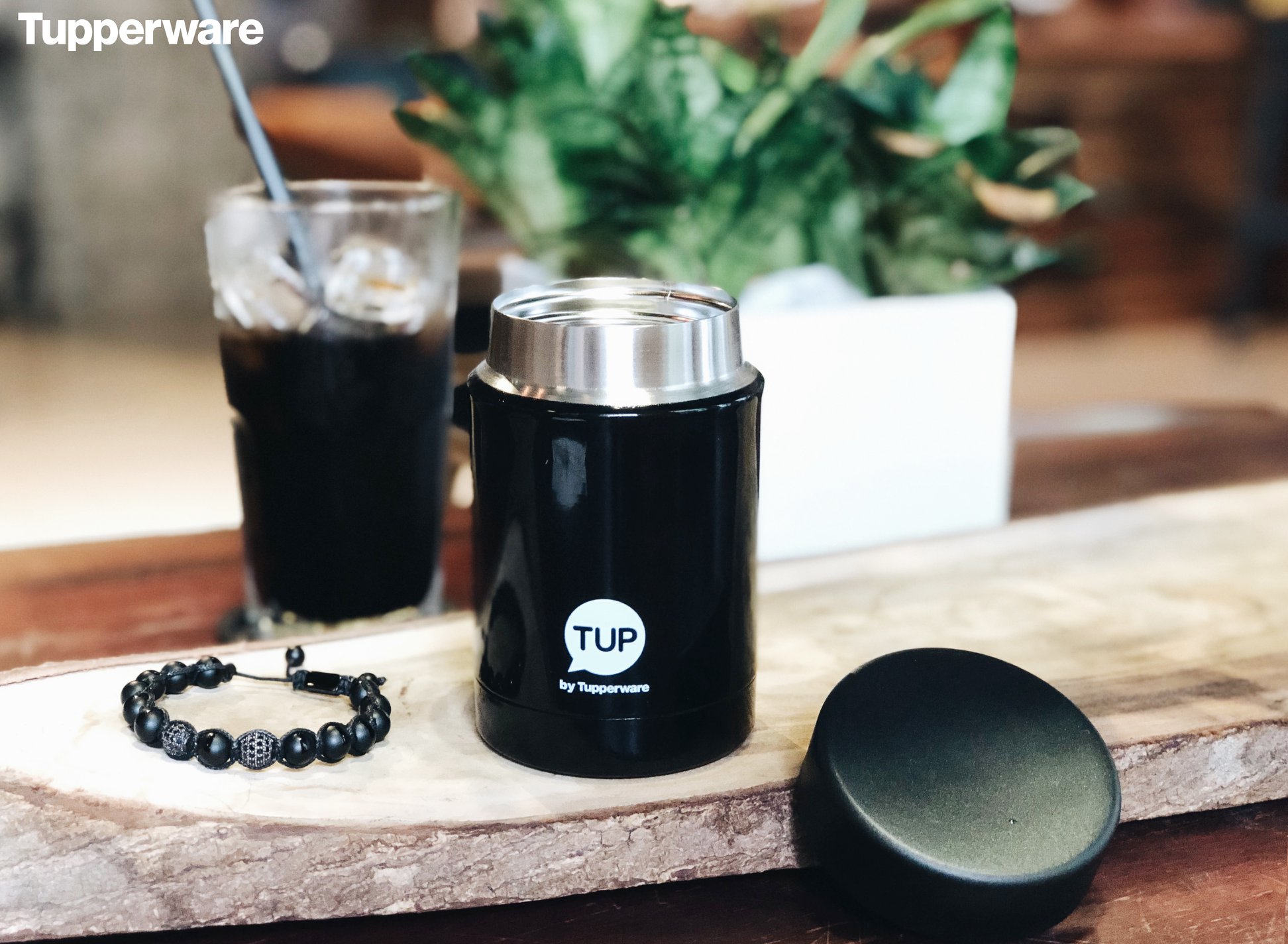 Hộp giữ nhiệt mini Thermos đen 250ml