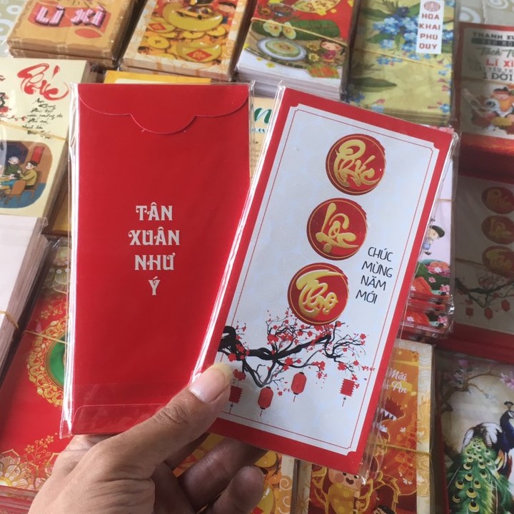 Combo 10 Bao Lì Xì Tết Phúc Lộc Thọ LX27