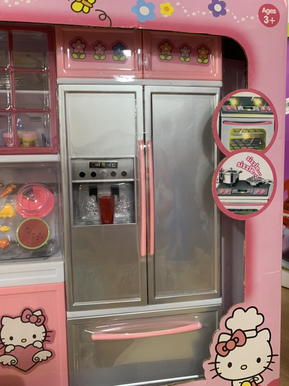 Bộ Đồ Chơi Nhà Bếp Hello Kitty 3 Khoang Cho Bé