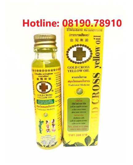 🌸🌱☘️ DẦU THẬP TỰ VÀNG 24ML THÁI LAN 🌸🌱☘️