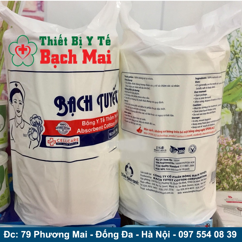 Bông Y Tế Bạch Tuyết 01kg