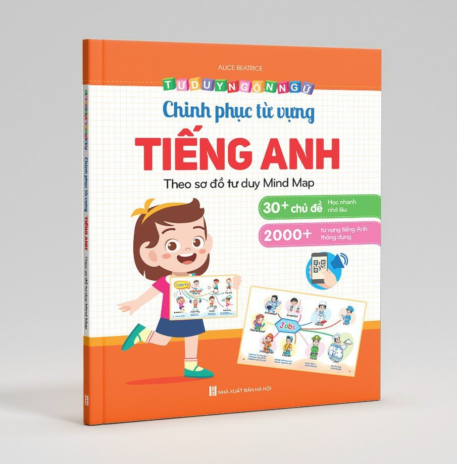 Chinh Phục Tiếng Anh Từ Vựng - Theo Sơ Đồ Tư Duy Mind Map (Dành Cho Trẻ 2-10 Tuổi)