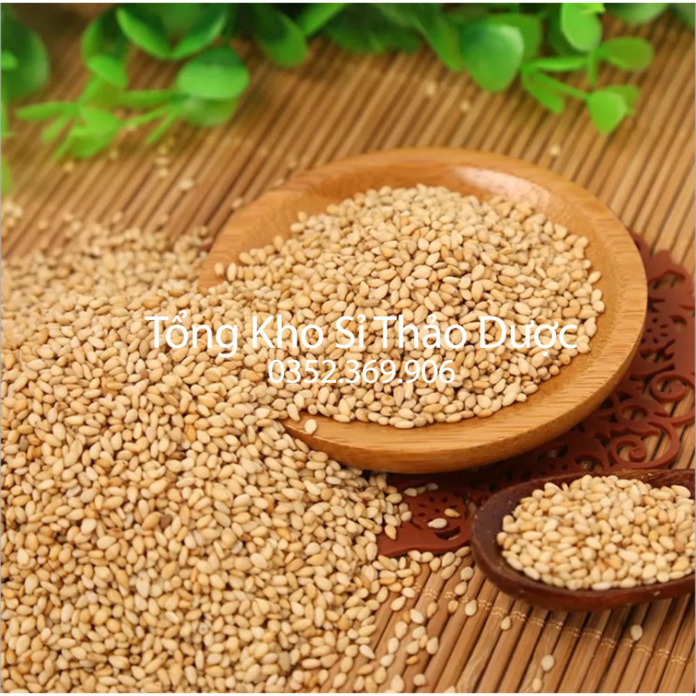 Hạt mè trắng nguyên vỏ 100g ( Vừng trắng khô làm sốt mè rang thơm ngon)