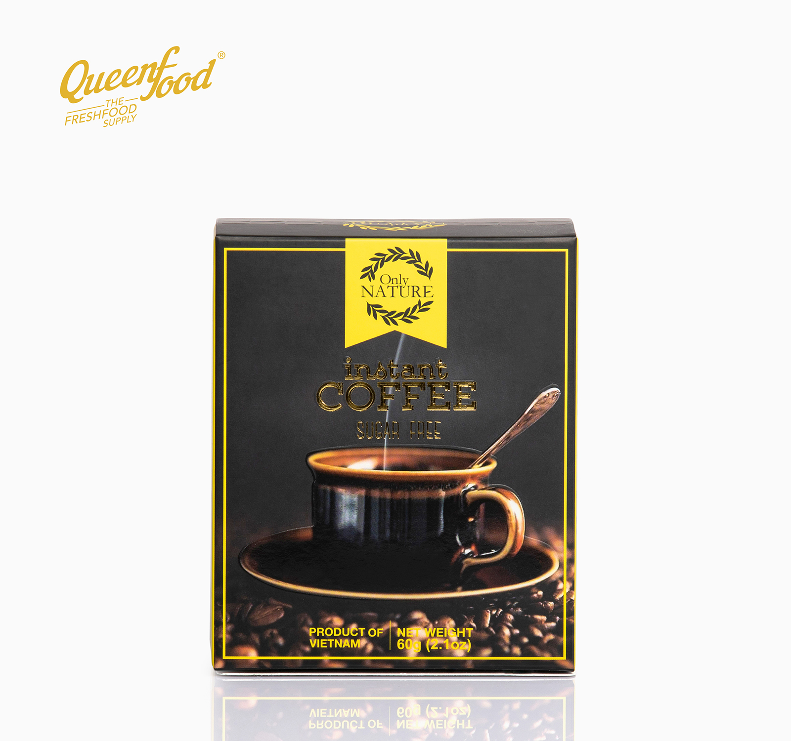 Cà Phê Đen Hòa Tan Không Đường Only Nature 60gr ( 20 gói/ Hộp)