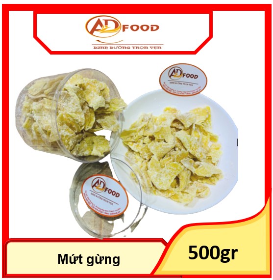 Mứt gừng hàng loại ngon hộp 200g