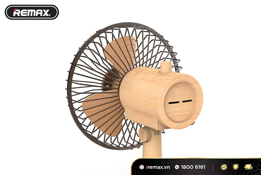 Quạt vân gỗ Remax Life FN17 - Wood grain