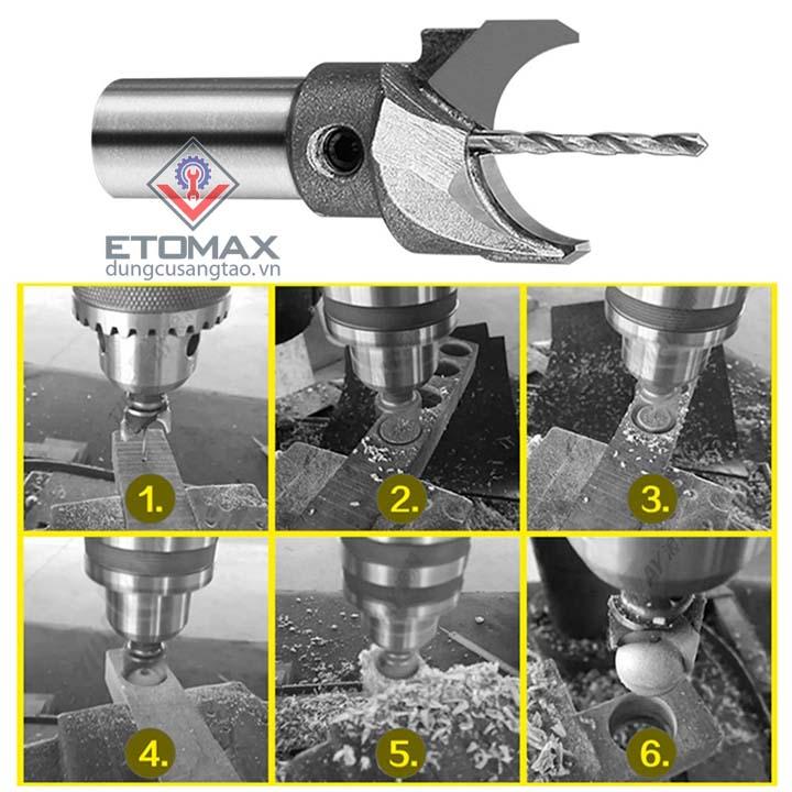 Mũi khoan tạo hạt chuỗi TIDEWAY 20mm