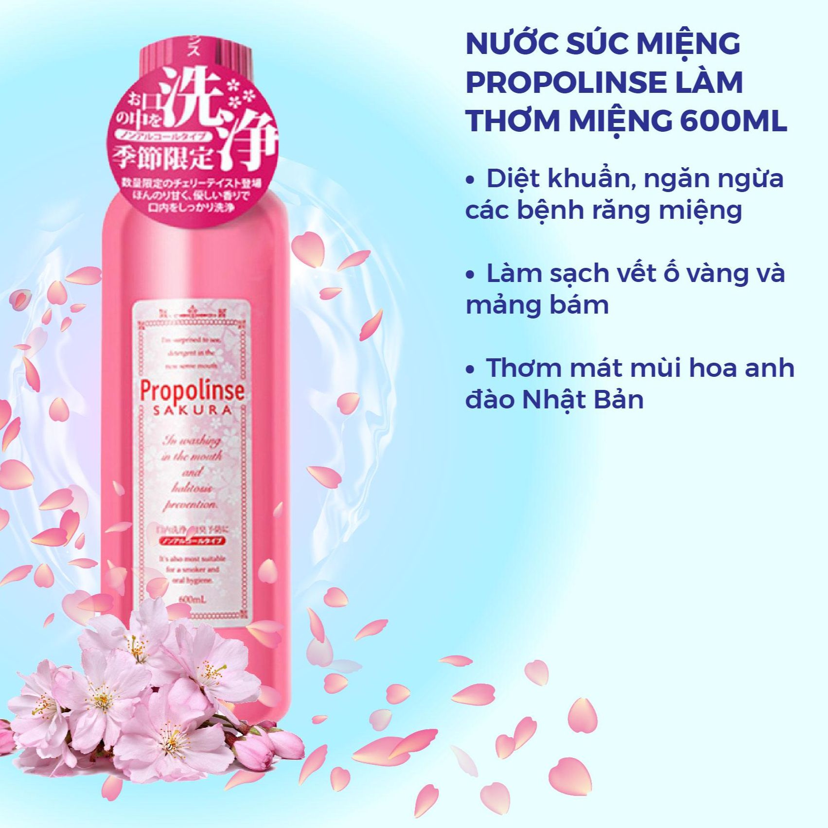 Nước Súc Miệng Propolinse 600ml - Súc Miệng